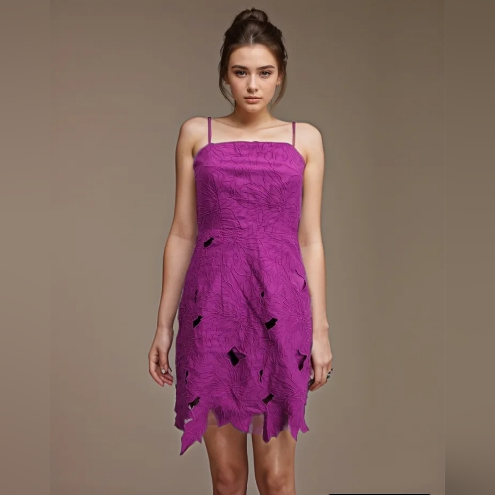 H&M Purple spaghetti Strap Dress